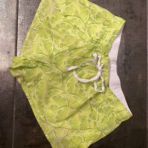 Victoria secrets summery Flowy lime lounge shorts